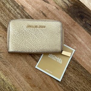 Gold Michael Kors Small Wallet